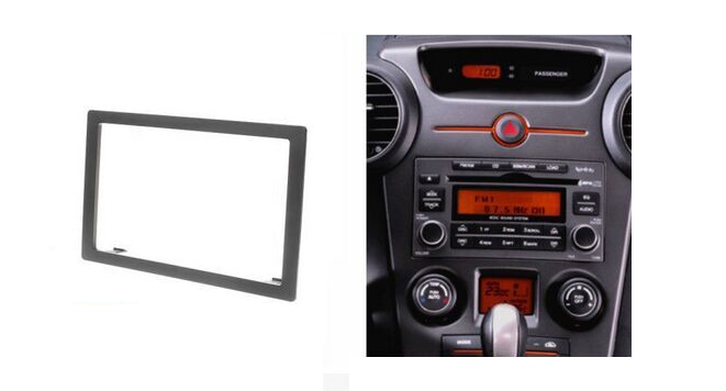 KIA Carens 2006-2012  Double Din ׷ г Rondo 2007-2012 Fascia Radio DVD   ġ Ʈ ŰƮ ̽ 